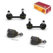 Metrix Premium Chassis Parts - 4 PC L/R Front Sway Bar Stabilizer End Link & L/R Front Lower Ball Joint Kit Fits 01-03 Acura CL, 99-03 TL, 98-02 Honda Accord, K90341, K90340, K9643