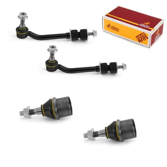 Metrix Premium Chassis Parts - 4 PC L/R Front Sway Bar Stabilizer End Link & L/R Front Lower Ball Joint Kit Fits 07-09 Chrysler Aspen, 04-09 Dodge Durango, Replacement K750026, K80765