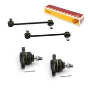 Metrix Premium Chassis Parts - 4 PC L/R Front Sway Bar Stabilizer End Link & L/R Front Lower Ball Joint Kit Fits 07-10 Kia Magentis, 07-12 Rondo, 10-13 Forte, 07-12 Hyundai Elantra, K750032, K500074