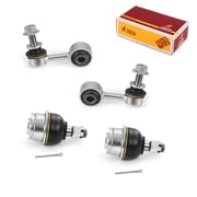 Metrix Premium Chassis Parts - 4 PC L/R Front Sway Bar Stabilizer End Link & L/R Front Lower Ball Joint Kit Fits 08-22 Toyota Sequoia, 07-21 Tundra, Replacement K750179 K750180 K500224