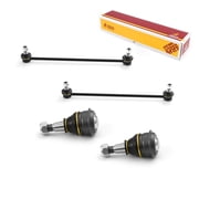 Metrix Premium Chassis Parts - 4 PC L/R Front Sway Bar Stabilizer End Link & L/R Front Lower Ball Joint Kit Fits 12-19 Toyota Prius C, 06-19 Yaris, 08-14 Scion xD, K80879, K500118