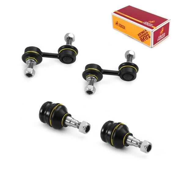 Metrix Premium Chassis Parts - 4 PC L/R Front Sway Bar Stabilizer End Link & L/R Front Lower Ball Joint Kit Fits 13-14 Subaru WRX, 13-14 WRX STI, 02-16 Impreza, K750049, K9513