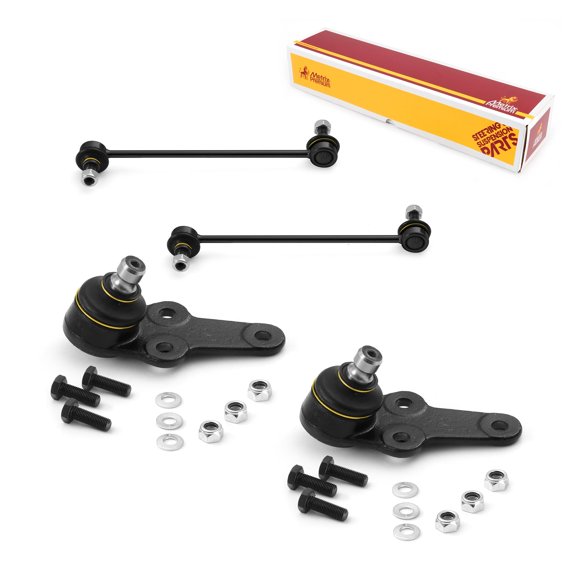 Metrix Premium Chassis Parts-4 PC L/R Front Sway Bar Stabilizer End Link & L/R Front Lower Ball Joint Kit Fits 00-04 Ford Focus,Replacement K80066,K80067