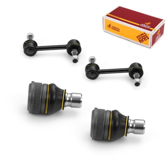 Metrix Premium Chassis Parts - 4 PC L/R Front Sway Bar Stabilizer End Link & L/R Front Lower Ball Joint Kit Fits 2007-2014 Ford Edge, 2007-2015 Lincoln MKX, Replacement K75015 K500205