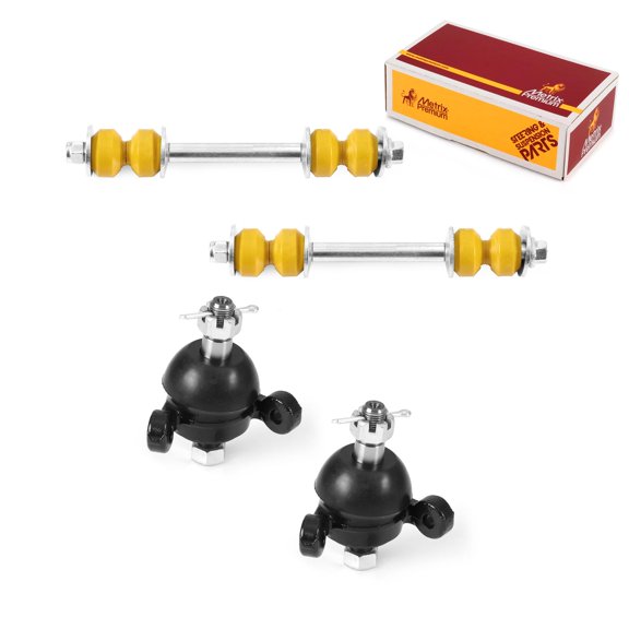 Metrix Premium Chassis Parts - 4 PC L/R Front Sway Bar Stabilizer End Link & L/R Front Lower Ball Joint Kit Fits 59-64 Chevrolet Impala, 58-64 Bel Air, 58-64 Biscayne, K5254, K6035
