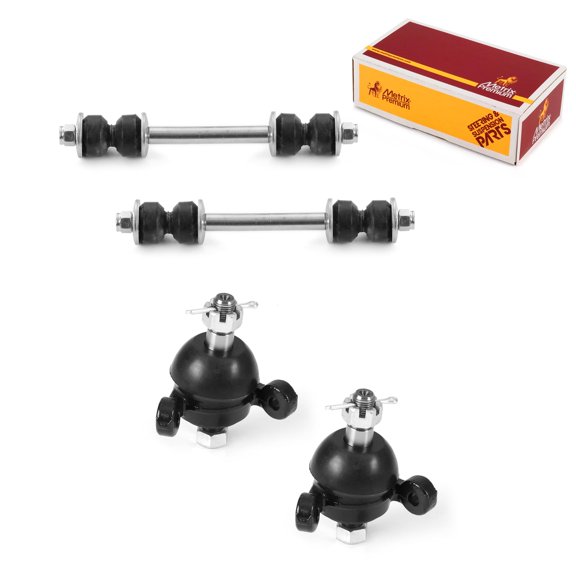Metrix Premium Chassis Parts - 4 PC L/R Front Sway Bar Stabilizer End Link & L/R Front Lower Ball Joint Kit Fits 59-64 Chevrolet Impala, 58-64 Bel Air, 58-64 Biscayne, K5254, K6035