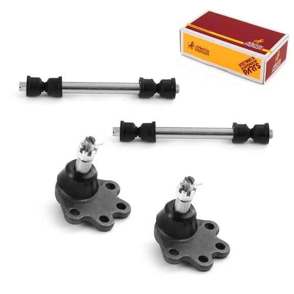 Metrix Premium Chassis Parts - 4 PC L/R Front Sway Bar Stabilizer End Link & L/R Front Lower Ball Joint Kit Fits 88-94 Chevrolet K3500, 88-94 GMC K2500, K3500, K700539, K80631, K6291