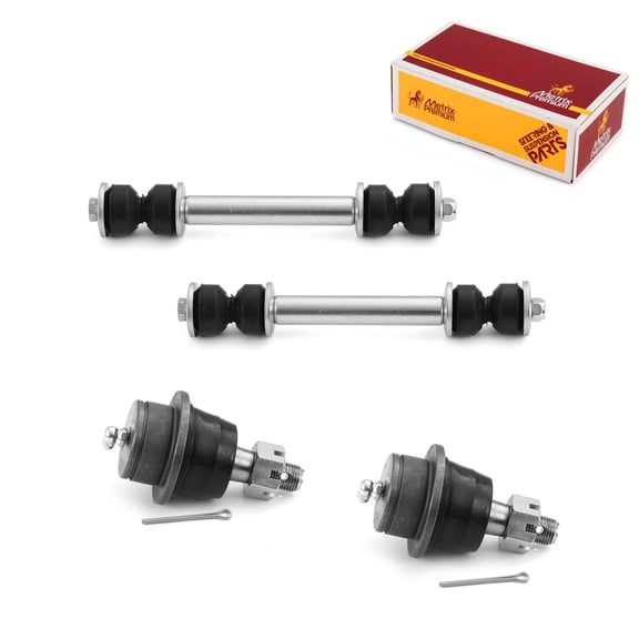 Metrix Premium Chassis Parts - 4 PC L/R Front Sway Bar Stabilizer End Link & L/R Front Lower Ball Joint Kit Fits 98-02 Lincoln Navigator, 97-02 Ford Expedition, K700536/K8772, K8695T