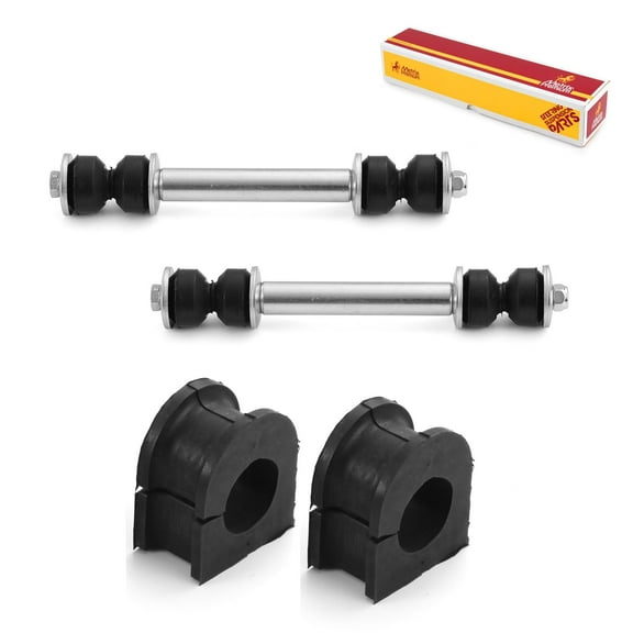 Metrix Premium Chassis Parts - 4 PC L/R Front Sway Bar Stabilizer End Link & Stabilizer Bar Bushing Kit Fits 03-08 Chevrolet Express 1500, 08-20 Express 2500, 3500, GMC Savana Models, K700537 K6439