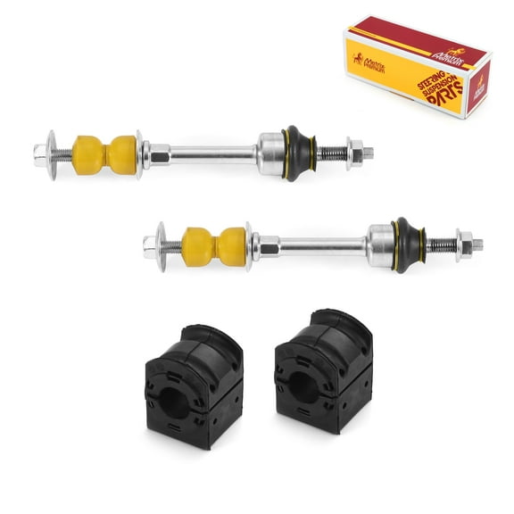 Metrix Premium Chassis Parts - 4 PC L/R Front Sway Bar Stabilizer End Link & Stabilizer Bar Bushing Kit GDX Fits 05-08 Ford F-150 4WD, 06-08 Lincoln Mark LT, K80338, K200331