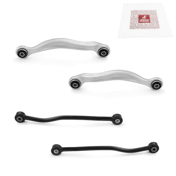 Metrix Premium Chassis Parts - 4 PC L/R Rear Lower & Upper Rearward Control Arm Kit Fits 08-22 Dodge Challenger, 07-22 Charger, Chrysler 300, RK641520 RK641519 RK641650 RK641649