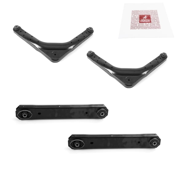 Metrix Premium Chassis Parts - 4 PC L/R Rear Upper & L/R Rear Lower Control Arm Kit Fits 1999-2004 Jeep Grand Cherokee, Replacement RK643183, RK641869