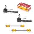 thumbnail image 1 of Metrix Premium Chassis Parts - 4 PC Outer Tie Rod End & Front Sway Bar Stabilizer End Link Kit Fits 00-01 Dodge Ram 1500 RWD, 00-02 Ram 2500 RWD, Ram 3500 RWD, ES3540, K700542, K7275, 1 of 7