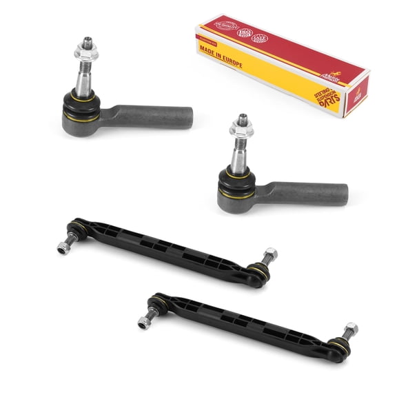 Metrix Premium Chassis Parts - 4 PC Outer Tie Rod End & Front Sway Bar Stabilizer End Link Kit Fits 10-12 Buick LaCrosse, 12-14 Chevrolet Orlando, 11-15 Volt, Cruze ES800949 K750519