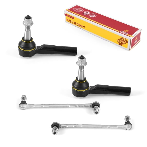 Metrix Premium Chassis Parts - 4 PC Outer Tie Rod End & Front Sway Bar Stabilizer End Link Kit Fits 10-17 Chevrolet Equinox, 10-17 GMC Terrain, Replacement ES800640, K750188, K750189