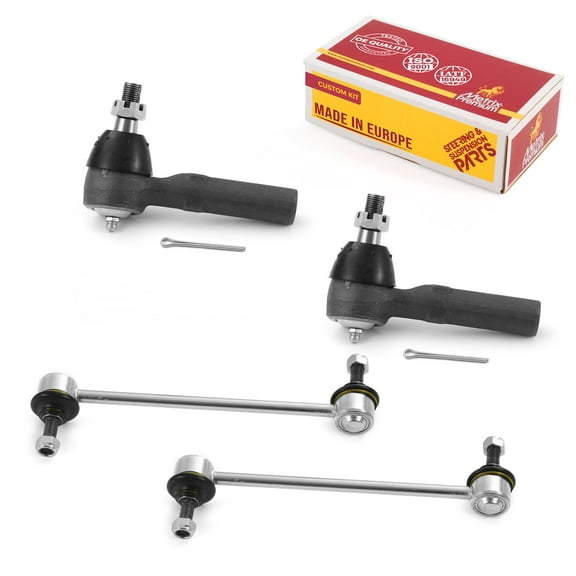 Metrix Premium Chassis Parts - 4 PC Outer Tie Rod End & Front Sway Bar Stabilizer End Link Kit Fits 1995-2003 Ford Windstar, Replacement ES3181RL, K8702