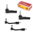 thumbnail image 1 of Metrix Premium Chassis Parts - 4 PC Outer Tie Rod End & Front Sway Bar Stabilizer End Link Kit Fits 2007-2009 Chrysler Aspen, 2004-2009 Dodge Durango, Replacement ES800321, K750026, 1 of 7