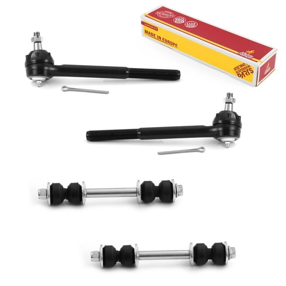 Metrix Premium Chassis Parts - 4 PC Outer Tie Rod End & Front Sway Bar Stabilizer End Link Kit Fits 71-72 Buick GS, 71-72 Chevrolet Chevelle, 71-72 GMC Sprint, Replacement ES406R K8266