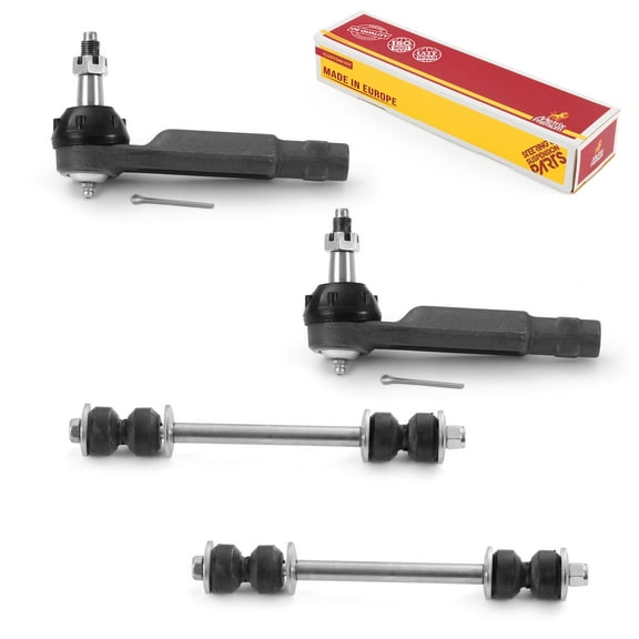 Metrix Premium Chassis Parts - 4 PC Outer Tie Rod End & Front Sway Bar Stabilizer End Link Kit Fits 84-85 Ford LTD, 82-88 Thunderbird, 82-88 Mercury Cougar, 82 Zephyr, ES2150RL, K8265