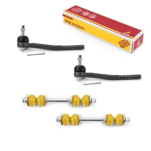 Metrix Premium Chassis Parts - 4 PC Outer Tie Rod End & Front Sway Bar Stabilizer End Link Kit Fits 91-96 Buick Roadmaster, 85-89 Chevrolet Astro, 87-89 Pontiac Safari ES2019RLT K700532