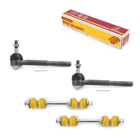 Metrix Premium Chassis Parts - 4 PC Outer Tie Rod End & Front Sway Bar Stabilizer End Link Kit Fits 92-99 Chevrolet C1500 Suburban, C2500 Suburban, GMC C1500 Suburban, ES2836RL K700532 Made in Europe