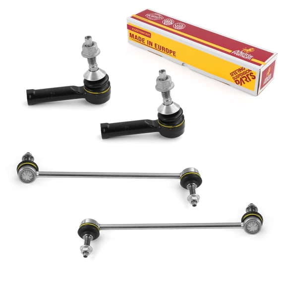 Metrix Premium Chassis Parts - 4 PC Outer Tie Rod End & Front Sway Bar Stabilizer End Link Kit Fits Ford Taurus, Taurus X, Five Hundred, Freestyle, Mercury Montego ES800222 K750019 K750048