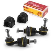 Metrix Premium Chassis Parts - 4 PC Rear Sway Bar Stabilizer End Link Stabilizer Bar Bushing Kit Fits 04-13 Mazda 3, 10-13 Mazda 3 Sport