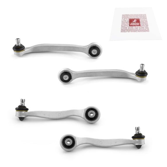 Metrix Premium Chassis Parts - 4 PC Upper Forward & Rearward Control Arm Kit Fits 04-10 Audi A8 Quattro, 05-11 A6 Quattro, 06-11 A6, 04-06 Volkswagen Phaeton, RK620619, RK620618, RK620620, RK620621