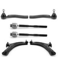 thumbnail image 1 of Metrix Premium Chassis Parts - 6 PC Front Control Arm Kit Fits 09-16 Renault Koleos (Mexico), 08-13 Nissan Rogue, 14-15 Rogue Select, RK621452, RK621453, EV800550, ES800583, ES800582, Made in Europe, 1 of 8