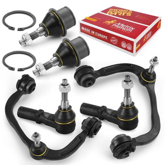 Metrix Premium Chassis Parts - 6 PC Front End Suspension Kit Fits 2004-2008 Ford F-150 No Raptor, 2006-2008 Lincoln Mark LT, Replacement ES3691, K80149, RK80306, RK80308, Made in Europe