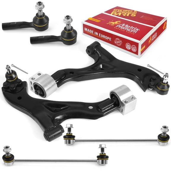 Metrix Premium Chassis Parts - 6 PC Front End Suspension Kit Fits 2005-2007 Chevrolet Equinox, 2008-2009 Equinox 3.4L V6, 2006-2007 Pontiac Torrent, 2008-2009 Torrent 3.4L V6, 2002-2007 Saturn Vue