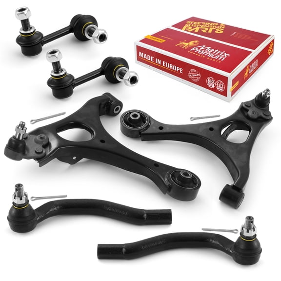Metrix Premium Chassis Parts - 6 PC Front End Suspension Kit Fits 2006-2011 Honda Civic All NON-Si Models 2.0 L,ES800373, ES800374, K80768, K80769, RK620382, RK620383, Made in Europe