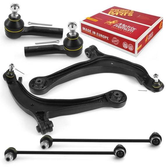 Metrix Premium Chassis Parts - 6 PC Front End Suspension Kit Fits 11-17 Honda Odyssey, Replacement ES800333, K750304, RK622002,RK622210,Made in Europe