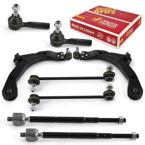 Metrix Premium Chassis Parts - 8 PC Front End Suspension Kit Fits 05-06 Pontiac Pursuit, 07-10 Pontiac G5, 08-11 Chevrolet HHR, ES800030, EV80445, K750012, RK620301, RK620302