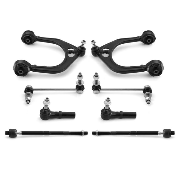 Metrix Premium Chassis Parts - 8 PC Front End Suspension Kit Fits 05-08 Chrysler 300 RWD, 05-08 Dodge Magnum RWD, 06-08 Charger, Replacement Tie Rod Ends, Sway Bar Links, Control Arms, Made in Europe