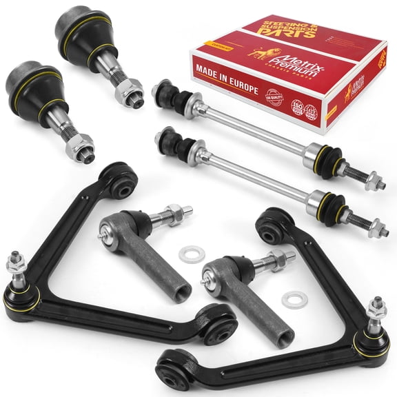 Metrix Premium Chassis Parts -8 PC Front End Suspension Kit Fits 02-05 Dodge Ram 1500 4WD ONLY-5-Lug,Replacement ES3538,K7411,K7422,RK7424,Made in Europe