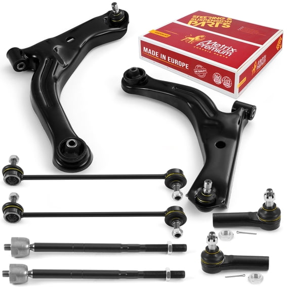 Metrix Premium Chassis Parts - 8 PC Front End Suspension Kit Fits 2005-2009 Ford Escape Not for Hybrid, 2005-2009 Mercury Mariner, 2008-2009 Mazda Tribute, 05-06 Tribute Not for Hybrid Made in Europe