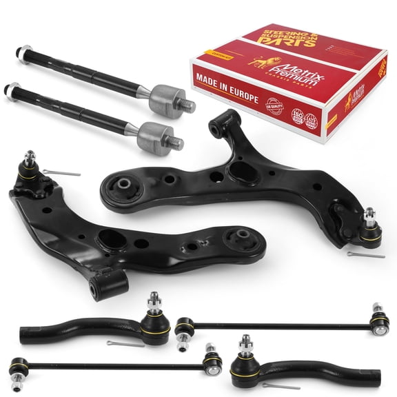 Metrix Premium Chassis Parts - 8 PC Front End Suspension Kit Fits 2006-2018 Toyota RAV4