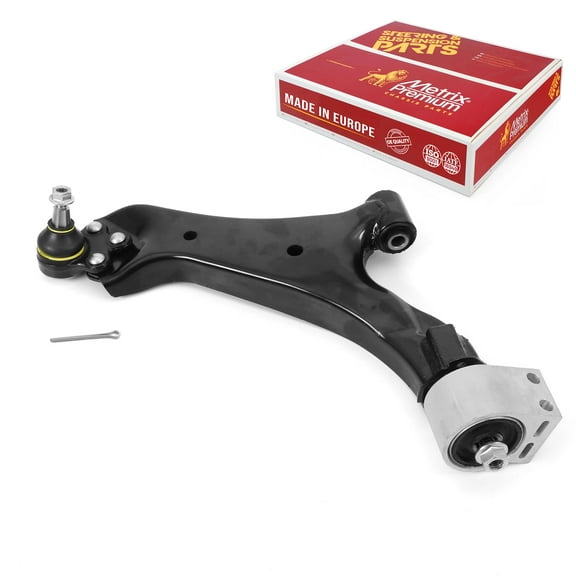 Metrix Premium Chassis Parts - Front Left Lower Control Arm and Ball Joint Assembly Fits 2010-2017 Chevrolet Equinox, 2010-2017 GMC Terrain, Replacement RK623489, Made in Europe