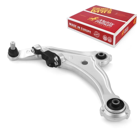 Metrix Premium Chassis Parts - Front Left Lower Control Arm w Ball Joint & Bushing Assembly Fits 2015 Nissan Maxima (Mexico), 2009-2014 Nissan Maxima, Replacement RK622059, Made in Europe