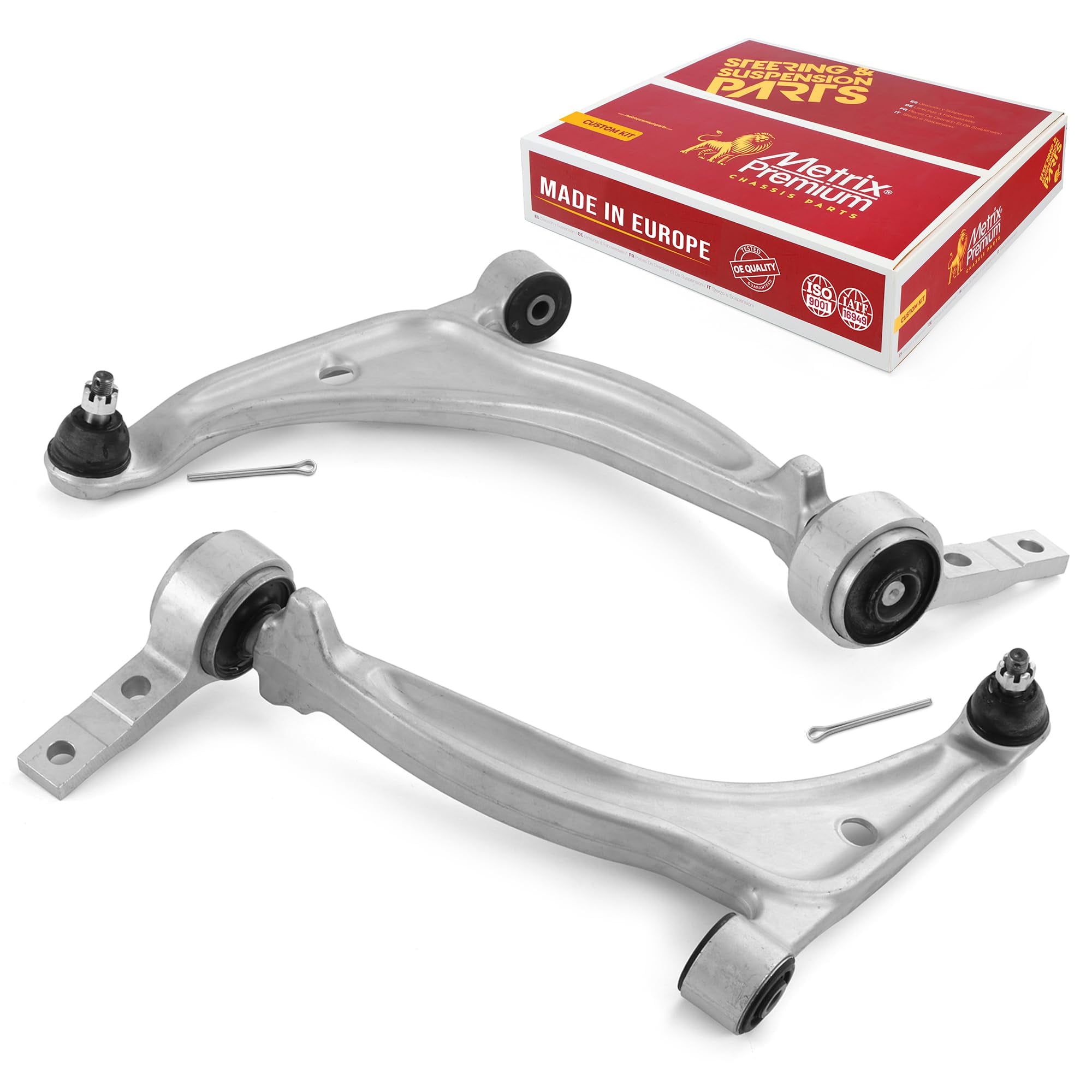 Metrix Premium Front Left and Right Lower Control Arm RK80404 & RK80402 Fits 04-08 Ford F-150, 2004 Ford F-150 Heritage, 06-08 Lin