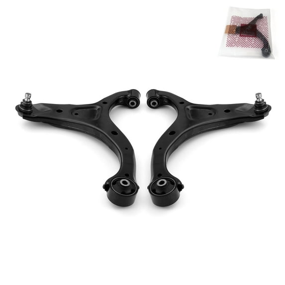 Metrix Premium Chassis Parts - Front Left & Right Lower Control Arm w Ball Joint & Bushing Assembly Kit Fits 11-13 Kia Sorento, 07-12 Hyundai Santa Fe, Replacement RK621686, RK621685, Made in Europe