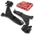 thumbnail image 1 of Metrix Premium Chassis Parts - Front Left & Right Lower Control Arm w Ball Joint & Bushing Assembly Kit Fits 2007-2014 Ford Edge, 2007-2015 Lincoln MKX, Replacement RK620487, RK620486, Made in Europe, 1 of 8