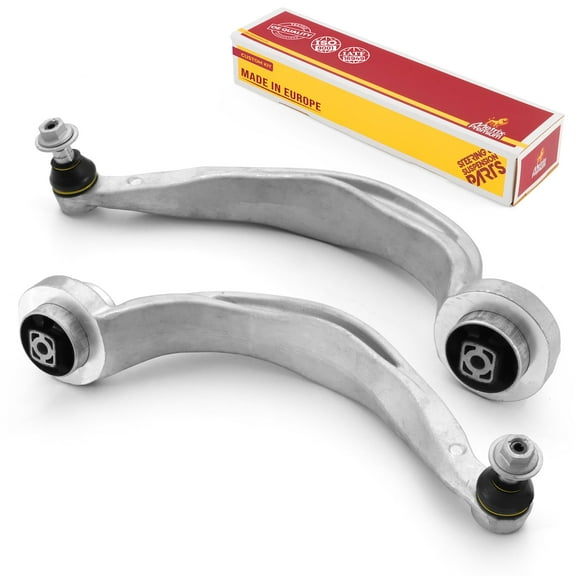Metrix Premium Chassis Parts - Front Left & Right Lower Rearward Control Arm w Ball Joint & Bushing Assembly Kit Fits 2010 Audi A4, A4 Quattro, A5, A5 Quattro, Q5, S4, 524223 524224, Made in Europe