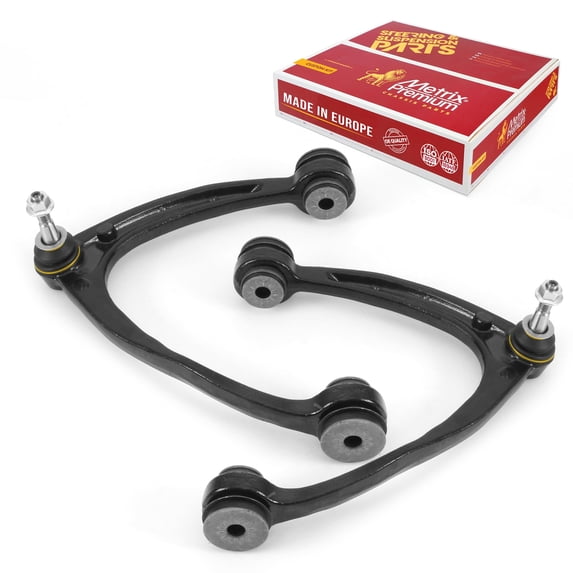 Metrix Premium Chassis Parts - Front Left & Right Upper Control Arm w Ball Joint & Bushing Assembly Kit Fits 15-16 Cadillac Escalade, 14-15 Chevrolet Silverado 1500, RK80670, RK80669