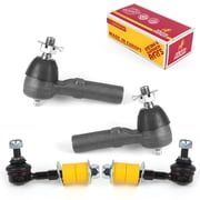 Metrix Premium Chassis Parts GDX -4 PC Outer Tie Rod End & Front Sway Bar Stabilizer End Link Kit Fits 96-01 Nissan Altima,Replacement ES2814RL,K9824