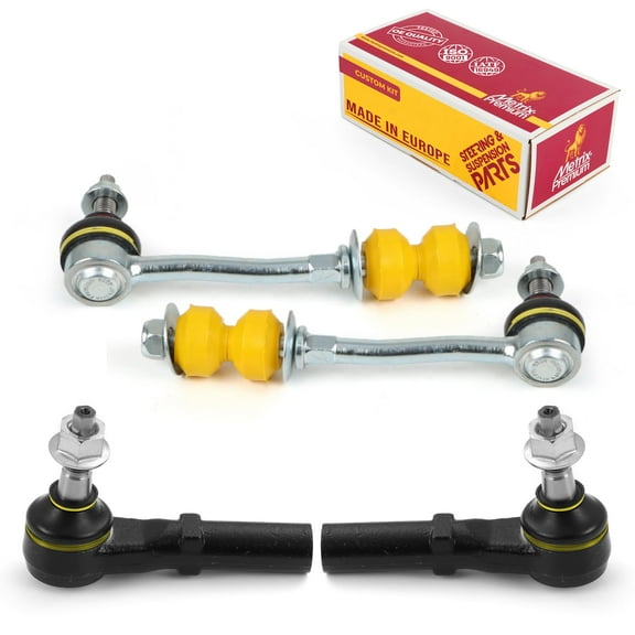 Metrix Premium Chassis Parts GDX - 4 PC Outer Tie Rod End & Front Sway Bar Stabilizer End Link Kit Fits 2000-2004 Dodge Dakota RWD, 2000-2003 Dodge Durango RWD, Replacement ES3571 K7274