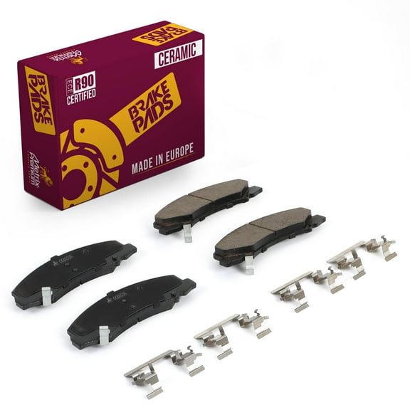 Metrix Premium Chassis Parts -Front Ceramic Disc Brake Pad Set D1159 Fits Buick LaCrosse,Lucerne,Cadillac DTS,Chevrolet Impala,Impala Limited,Monte Carlo