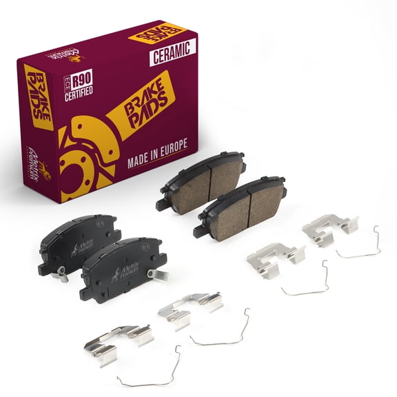 Metrix Premium Chassis Parts - Front Ceramic Disc Brake Pad Set D1913 Fits 17-19 Buick Lacrosse, 18-20 Regal Sportback, Tourx, Chevrolet Equinox, 16-21 Malibu, 18-20 GMC Terrain, Made in Europe