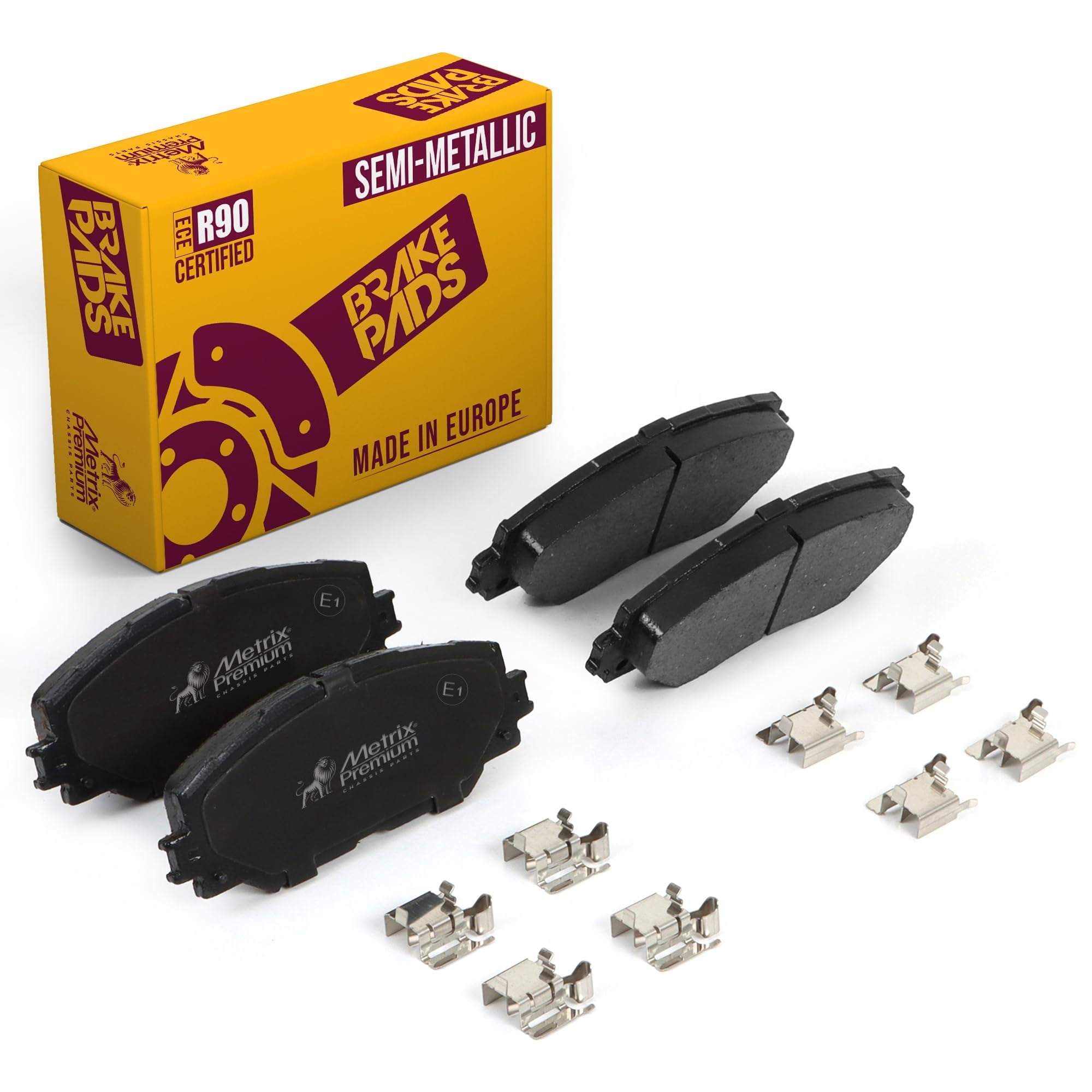 Metrix Premium Chassis Parts Front Semi Metallic Disc Brake Pad Set metrix-premium-chassis-parts-front-semi-metallic-disc-brake-pad-set